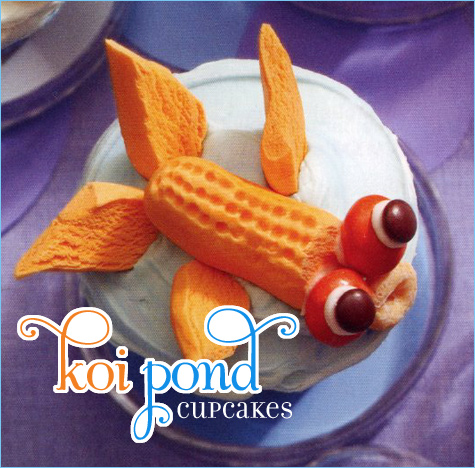 Koi Pond Cupcakes