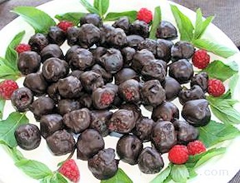  Chocolate Covered Raspberries