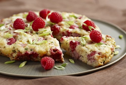 Raspberry Ham Frittata