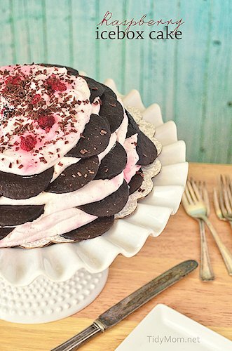 Raspberry Icebox Cake