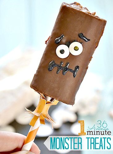 1 Minute Halloween Monster Treats