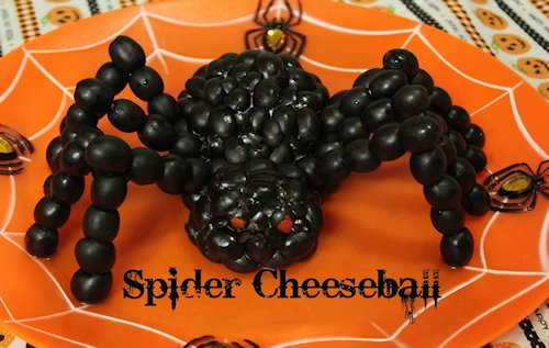 Spider Cheese Ball