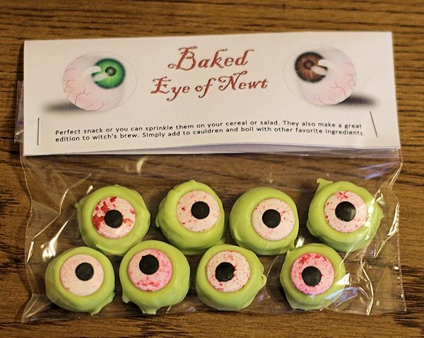 eye of newt Halloween Treats