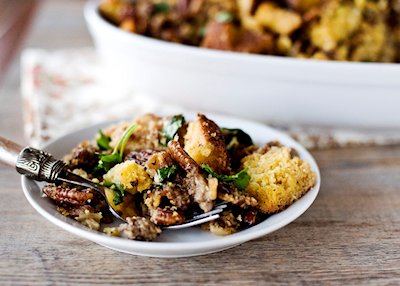 Cornbread Sausage and Pecan Stuffing