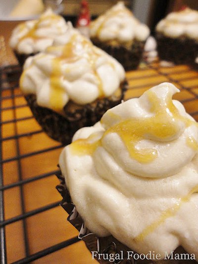 Salted Caramel Apple Cupcakes