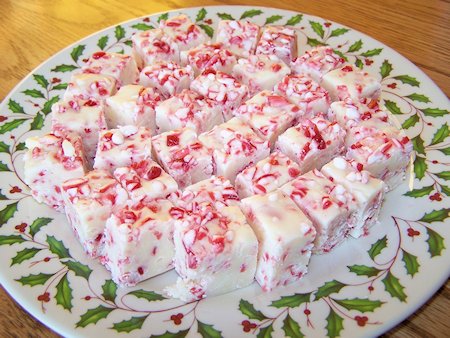 Candy Cane Fudge