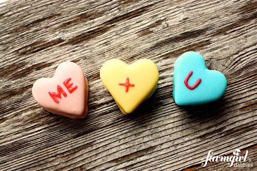 Homemade Marshmallow Conversation Hearts Recipes