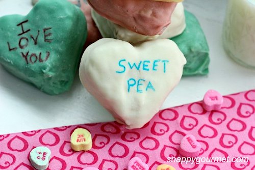 Dipped Conversation Hearts Krispies Treats Recipes