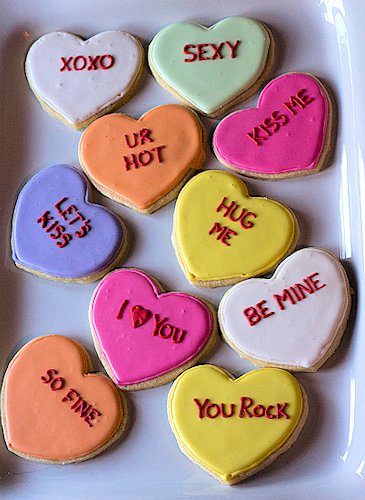 Conversation Heart Sugar Cookies Recipes