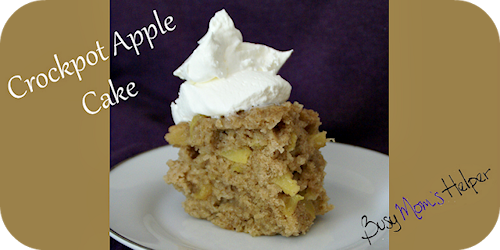 Crockpot Apple Cake Recipe