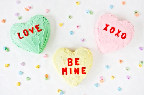 DIY Conversation Heart Cakes Recipe