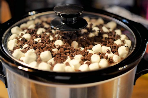 Rocky Road Crock Pot Cake Recipe