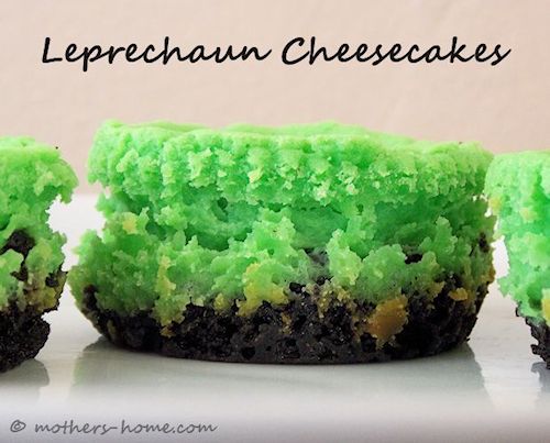 Mini Leprechaun Cheesecake Recipe