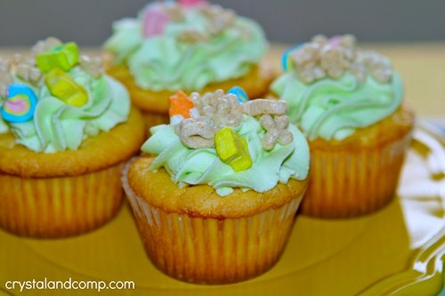 Lucky Charm Cupcakes