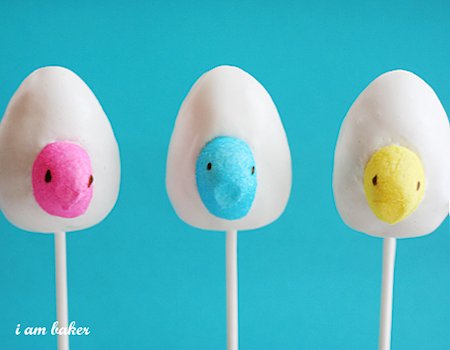 Peep Chick Cake Pops