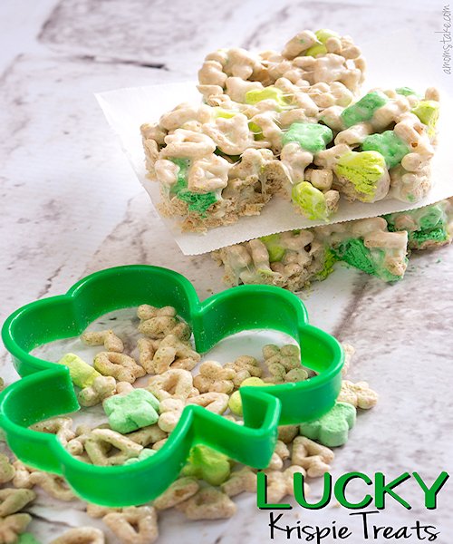 Lucky Charm Krispie Treats