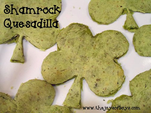 Shamrock Quesadillas