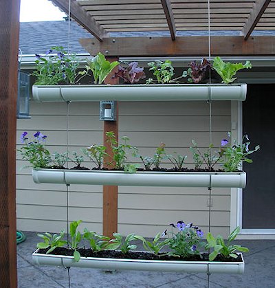 Hanging Gutter Garden