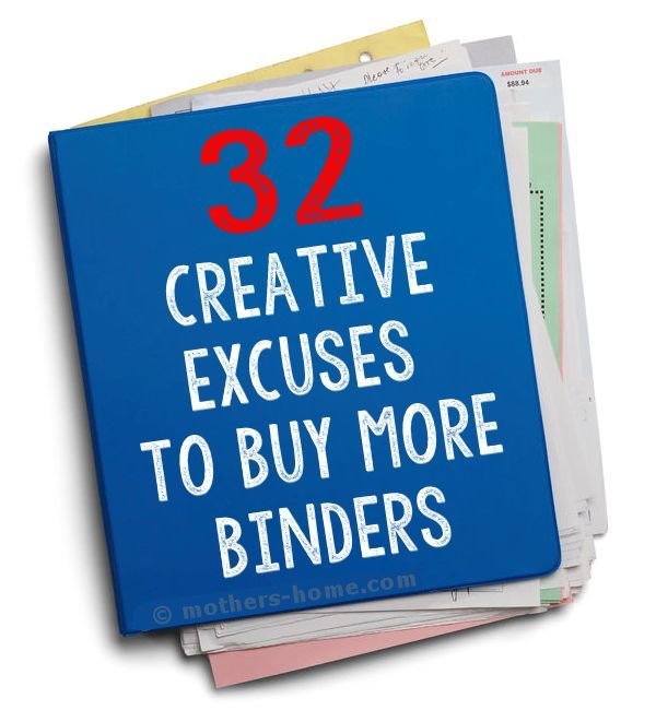 Uses for shop binders