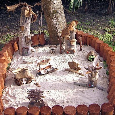 Ivonne and Natalie's Fairy Garden