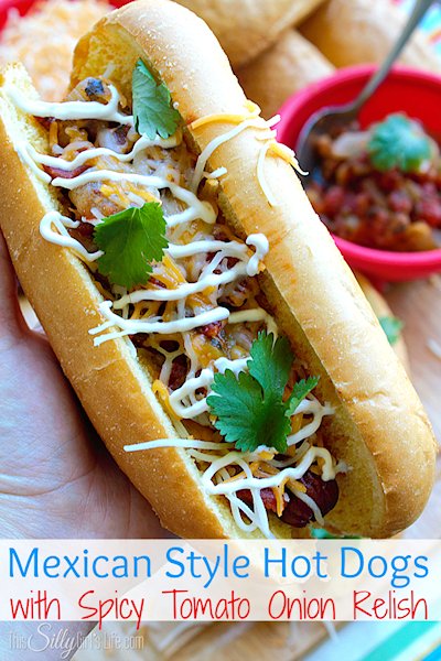 Mexican-Style Hot Dogs