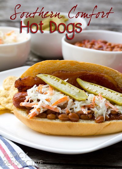 Southern Comfort Hot Dogs