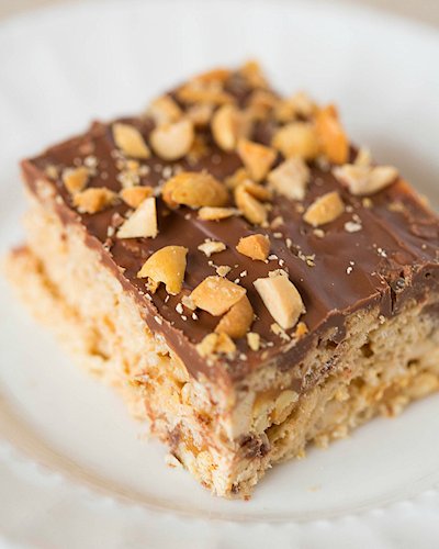 Snickers Rice Krispies Treats