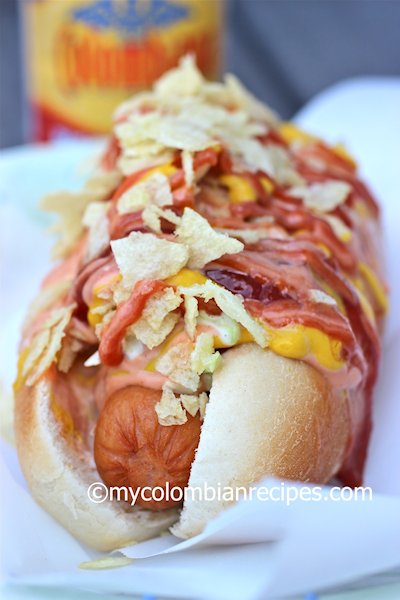 Colombian-Style Hot Dogs