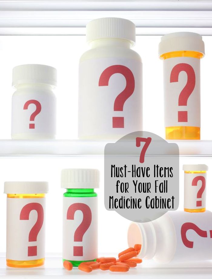 7 Must Have Items For Your Fall Medicine Cabinet Mother S Home