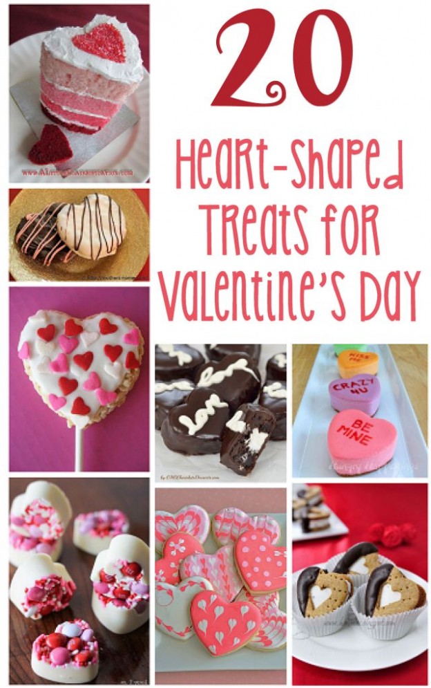 heart shaped treats for valentines day