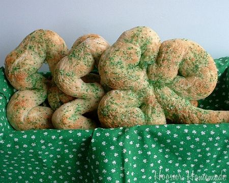 Shamrock Pretzels