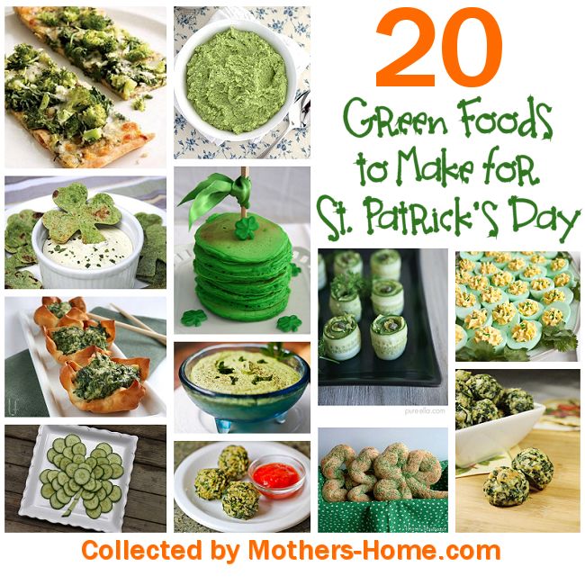 healthy green foods st patricks day