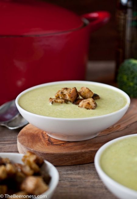 Green Beer Cheese Soup