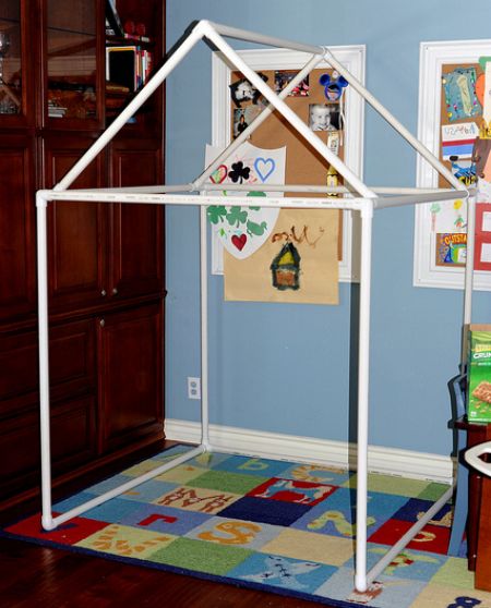 How to make a PVC Pipe Fort Frame