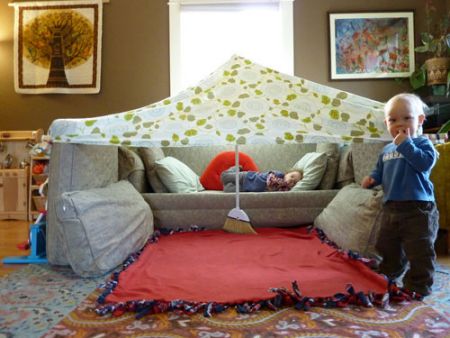 How to Make a Couch Cushion Fort