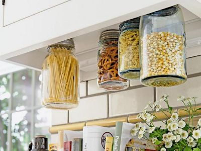 DIY Hanging Mason Jars