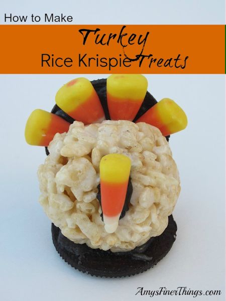 Turkey Rice Krispie Treats