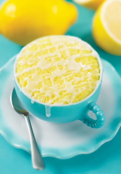 Double Lemon Mug Cake