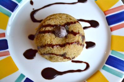 Chocolate Chip Cookie Dough Mug Cake