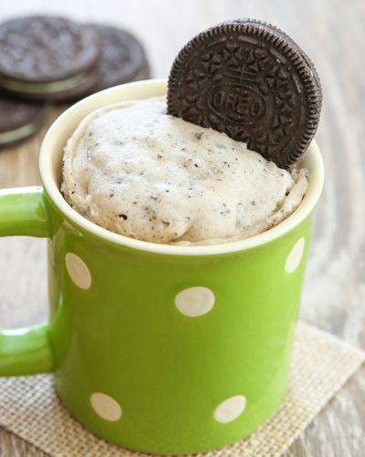  Cookies and Cream Mug Cake