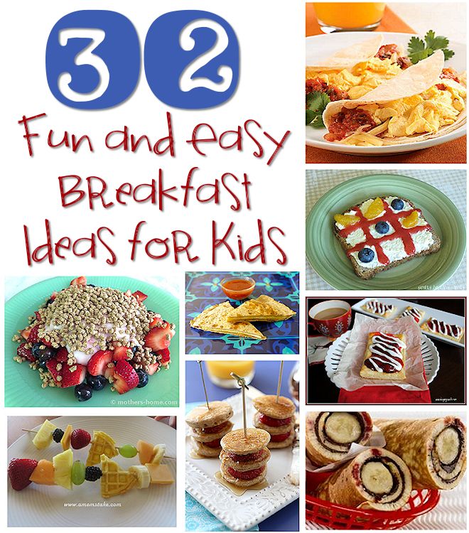 32 Fun and Easy Breakfast Ideas for Kids | Mother's Home