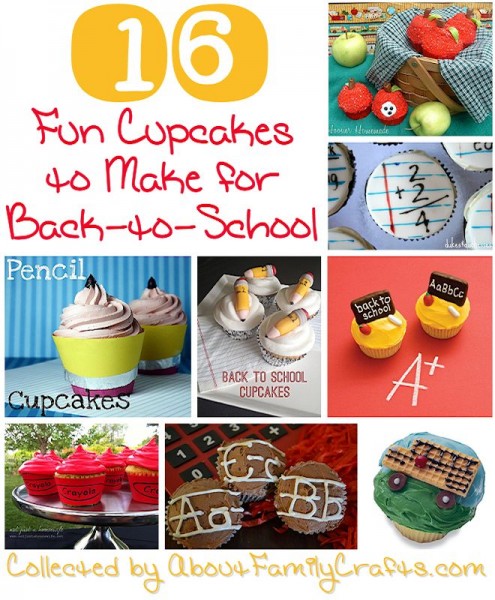 16 Back-to-School Cupcake Ideas | Mother's Home
